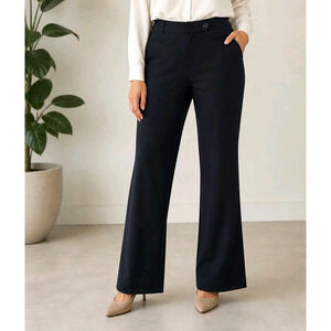 Talbots Pants Womens Petite 14P Flaree Dress Work Office Career Trousers Slacks